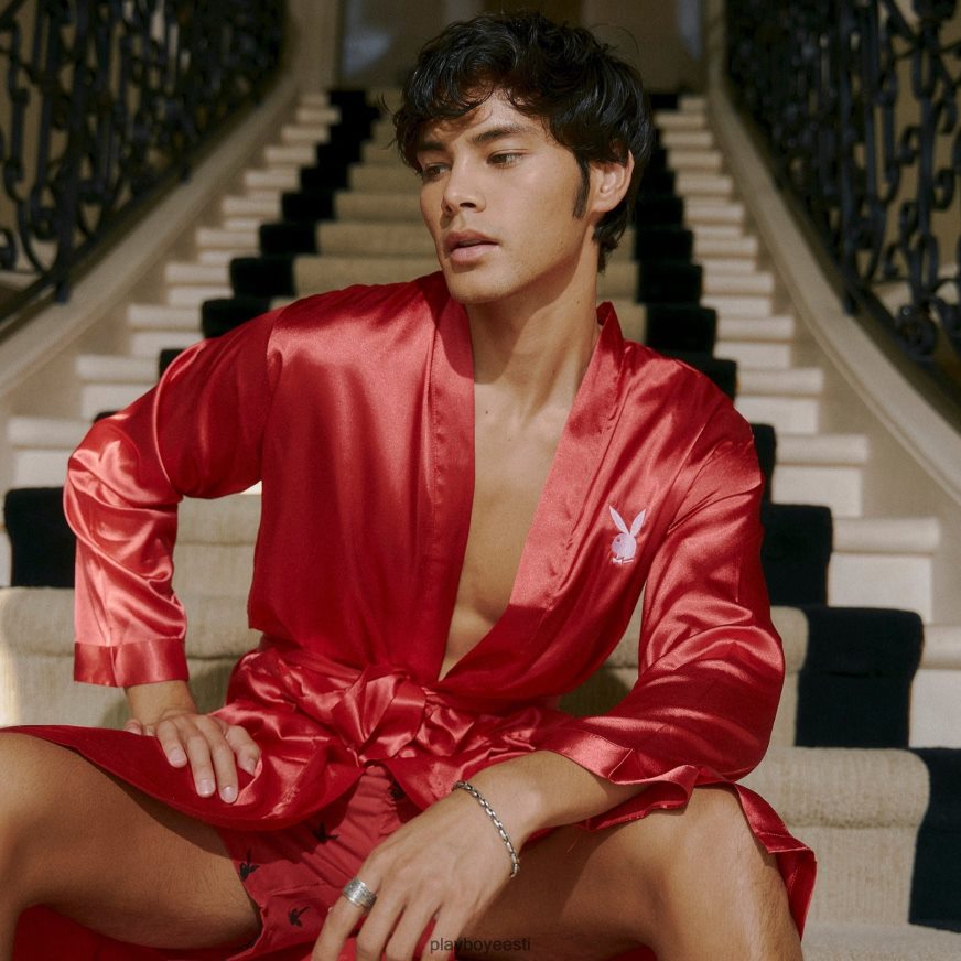 Playboy satiinist häärberi rüü mehed Riietus originaal XV4666670