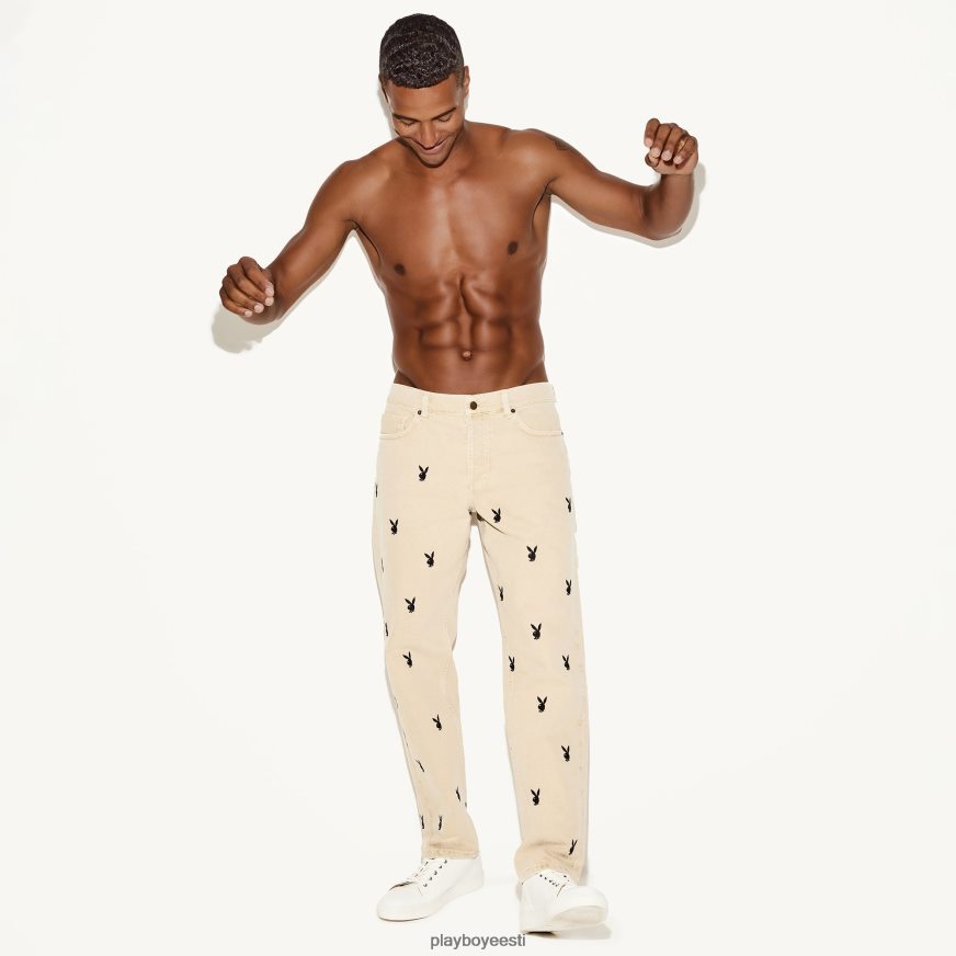 Playboy isa jean khaki mehed Riietus originaal XV4666551
