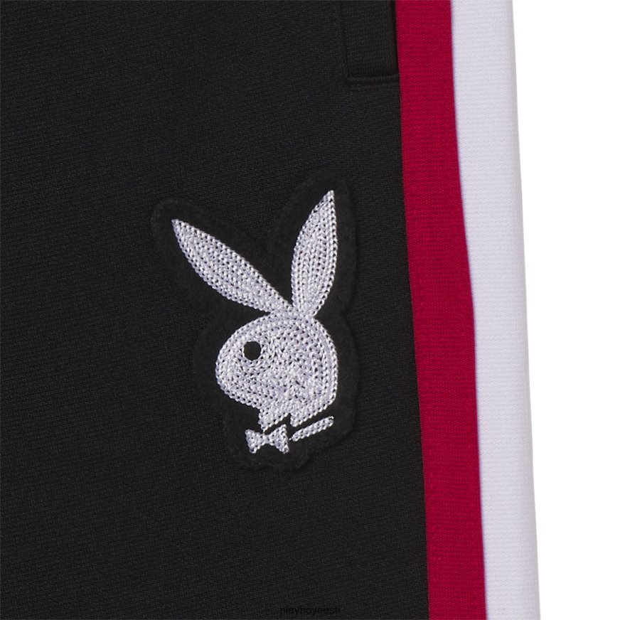 Playboy vana kooli lõdvestunud track püksid mehed Riietus must XV4666541