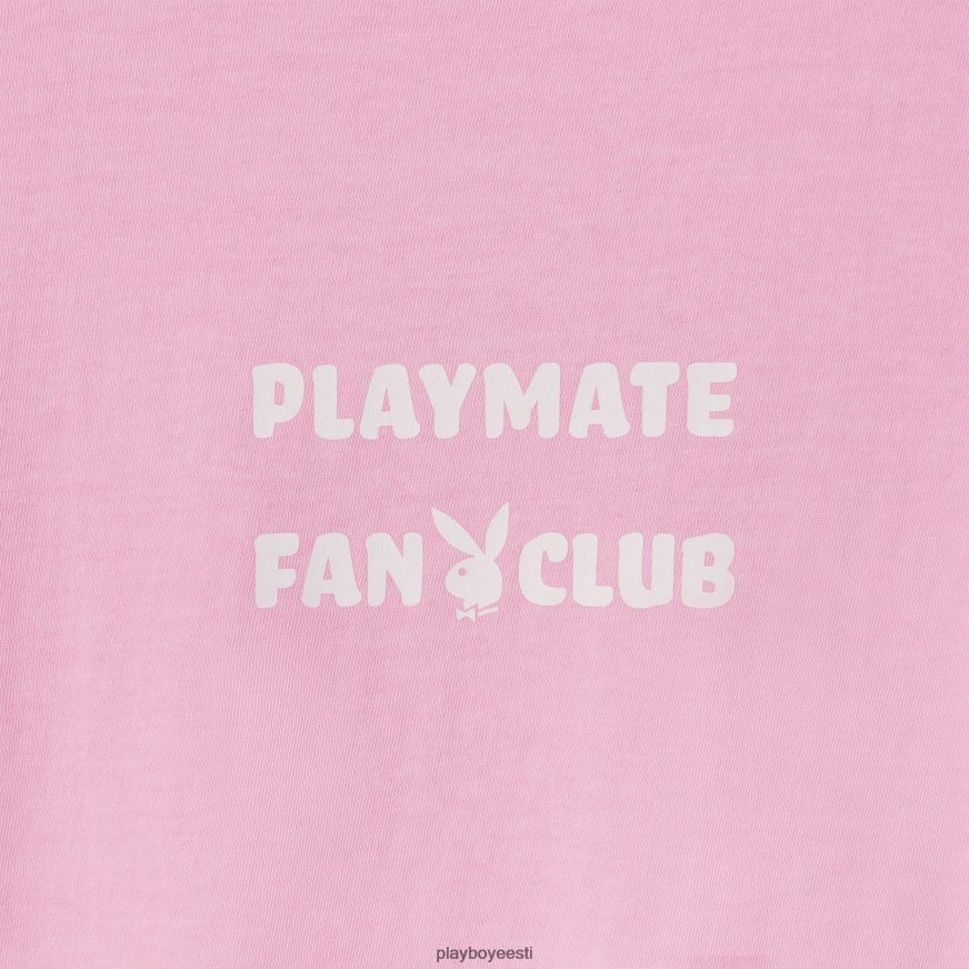 Playboy aasta mängukaaslane tankitrükk mehed Riietus roosa/valge XV4666112