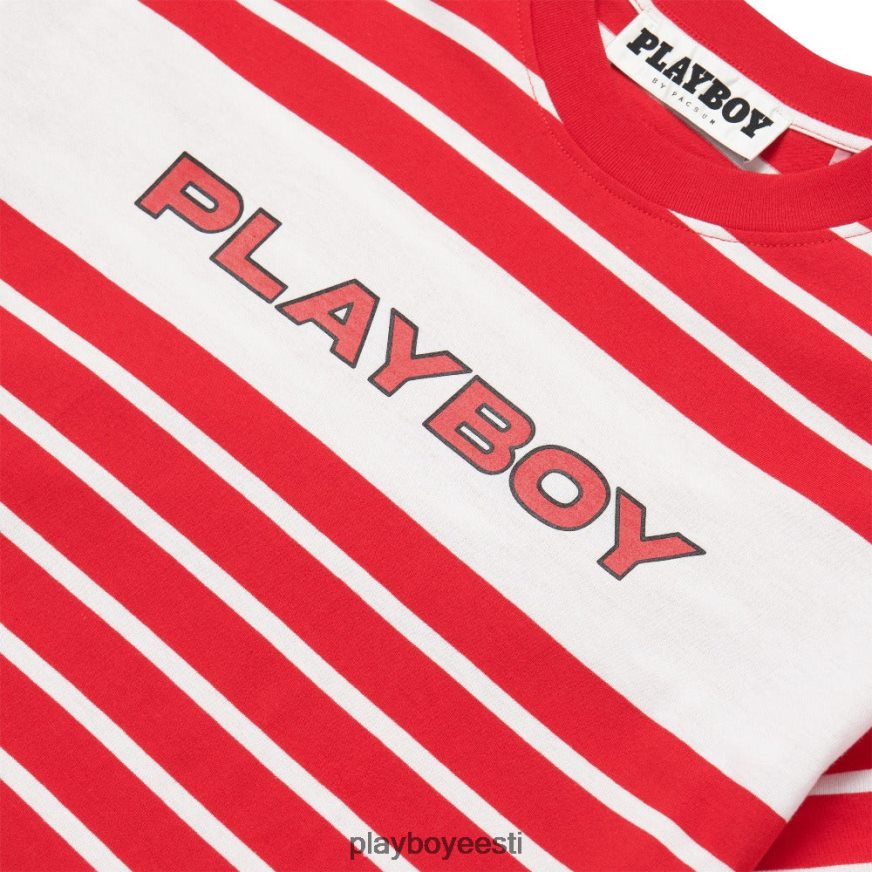 Playboy elektroonilise triibuga T-särk mehed Riietus originaal XV4666303