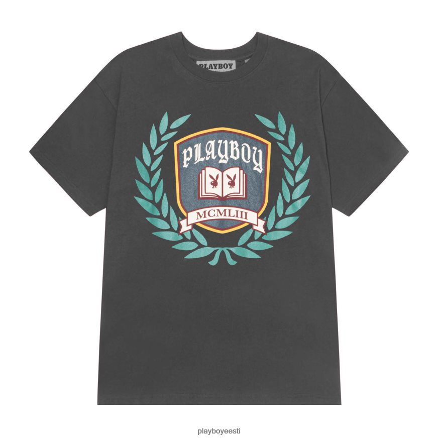 Playboy ivy League t-särk mehed Riietus must XV4666296