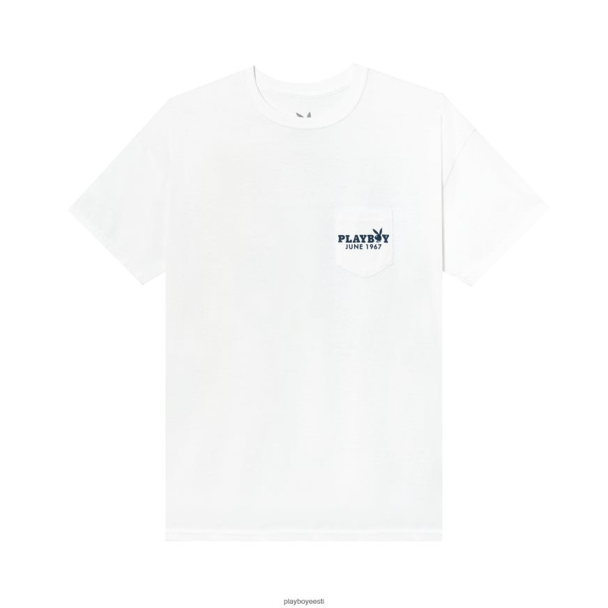 Playboy juuni 1967 kaanega tasku t-särk mehed Riietus originaal XV4666274