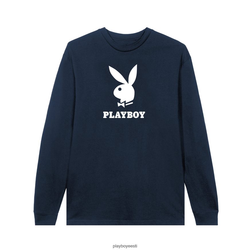 Playboy logoga pikkade varrukatega mehed Riietus merevägi XV466660