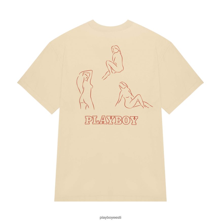 Playboy lovers tasku t-särk mehed Riietus alabastri sära XV4666322