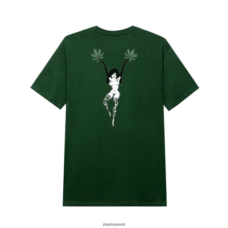 Playboy meeskonna naiste t-särk mehed Riietus roheline XV466677