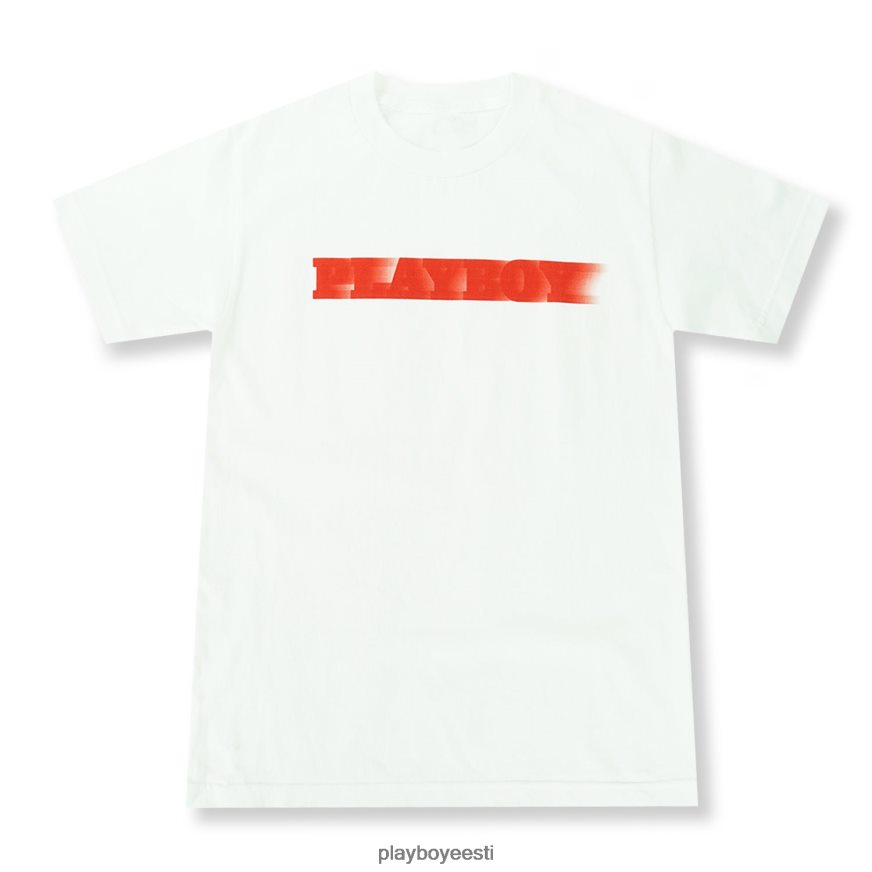 Playboy motion blur tee mehed Riietus valge XV466631
