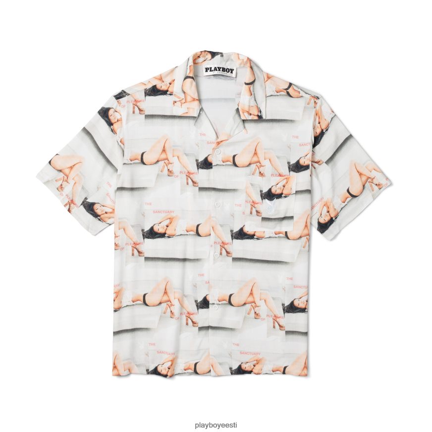 Playboy pühamulaagri särk mehed Riietus valge XV4666180