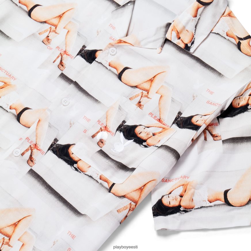 Playboy pühamulaagri särk mehed Riietus valge XV4666180