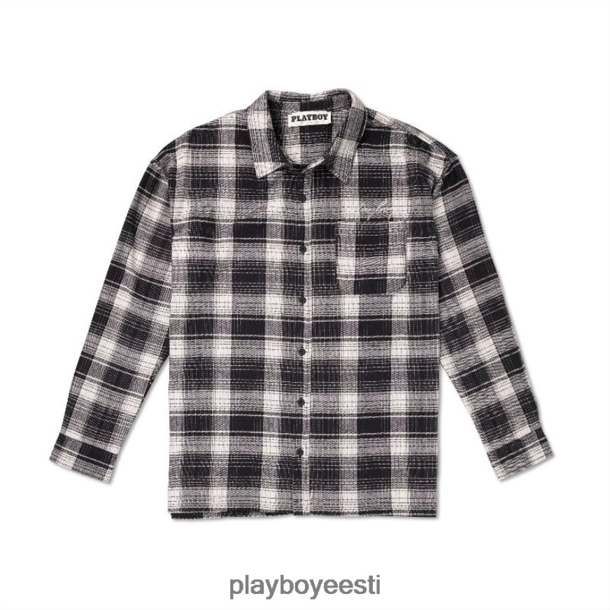 Playboy skripti flanell mehed Riietus must XV4666150