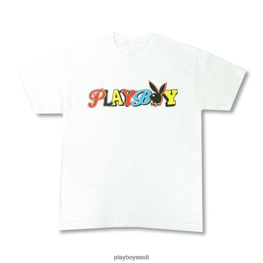 Playboy sportlik tee mehed Riietus valge XV466667
