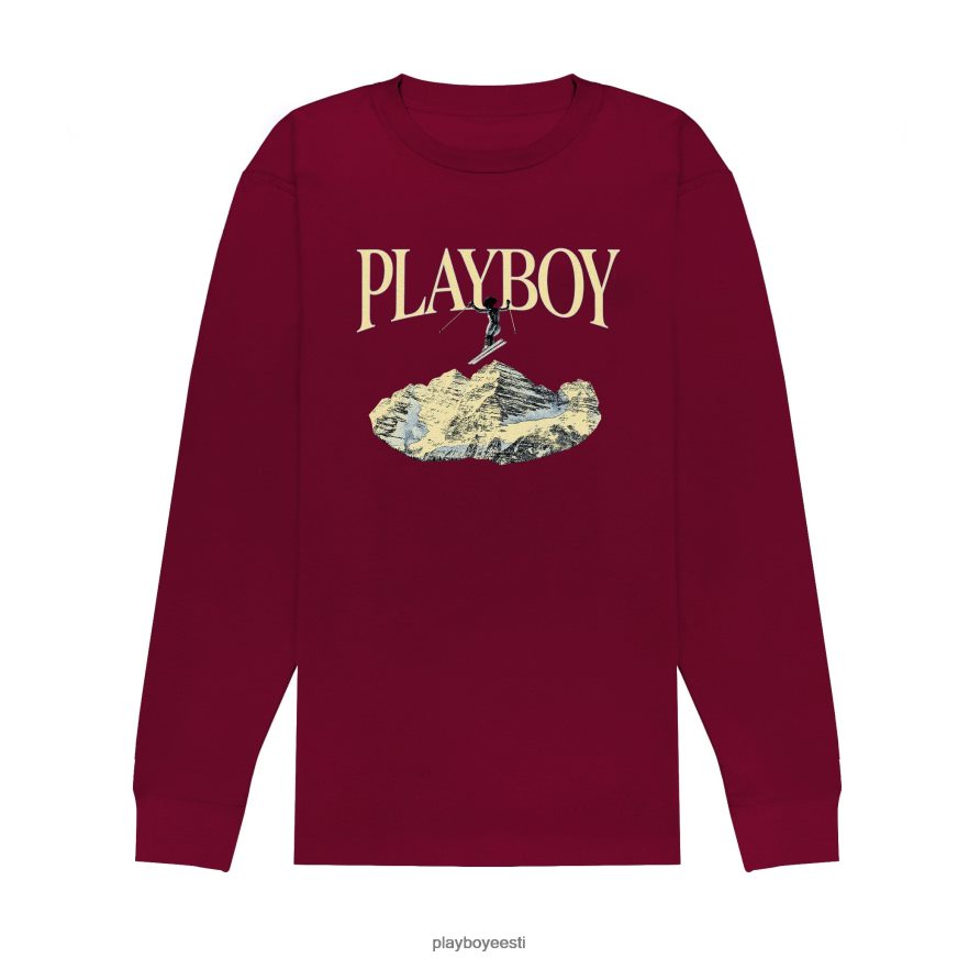 Playboy suusa pikkade varrukatega feat. holly kokk 1984. aasta talve tüdrukutelt mehed Riietus kastanipunane XV4666106