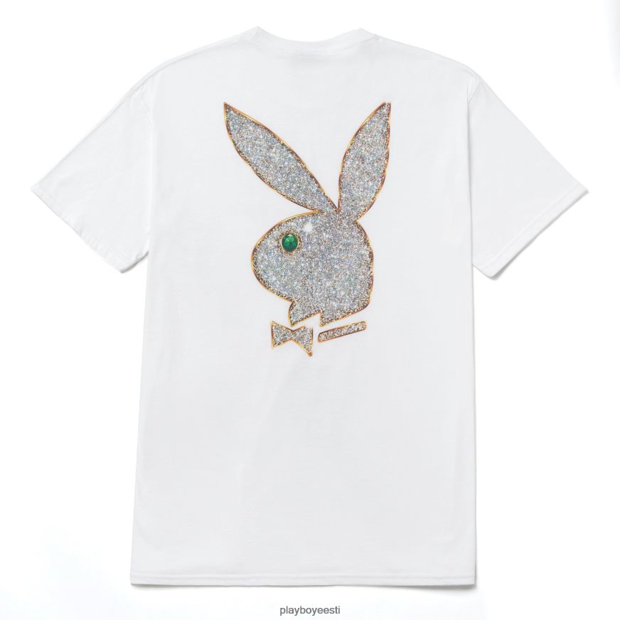 Playboy x HUF jänesepea t-särk mehed Riietus valge XV4666321