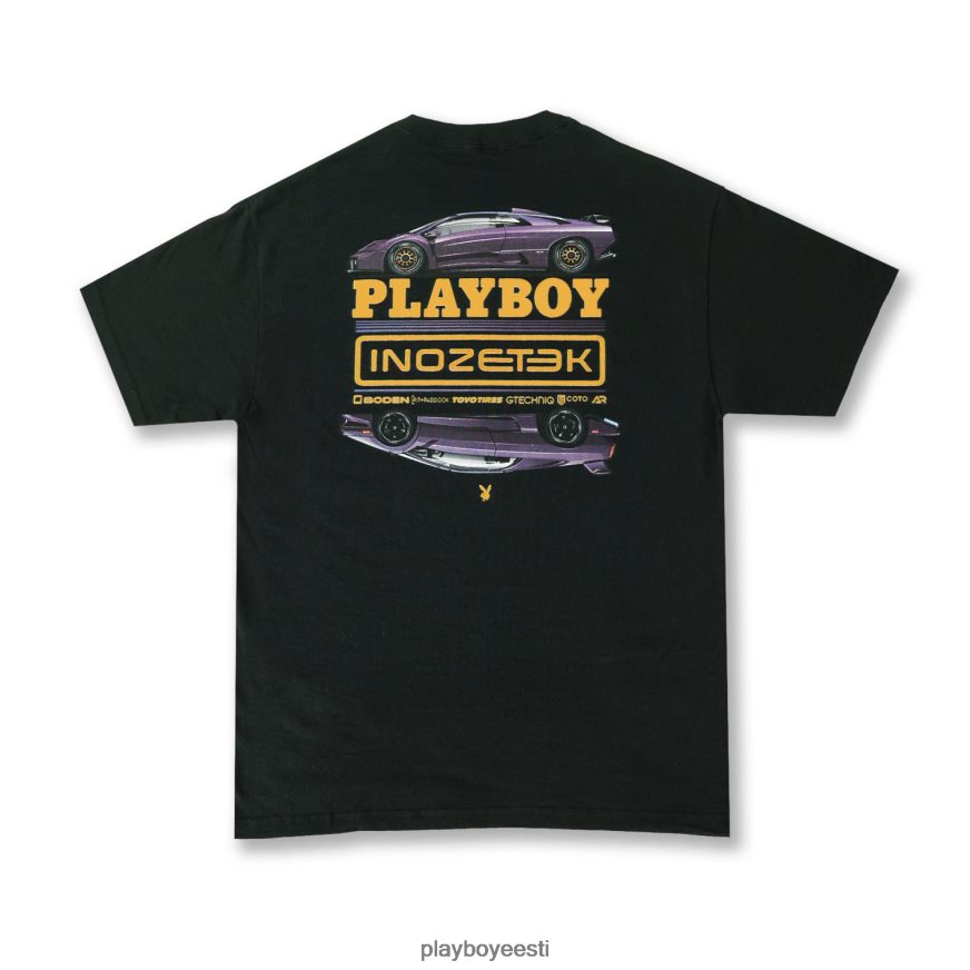 Playboy x Inozetek tee mehed Riietus must XV4666318