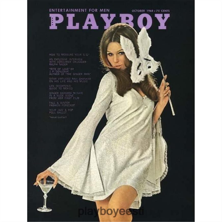 Playboy 1968. aasta oktoobrikuu kapuuts mehed Riietus originaal XV4666409