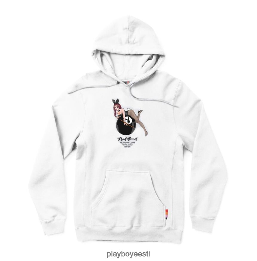 Playboy 8 palliga tokyo klubi kapuuts mehed Riietus valge XV4666347