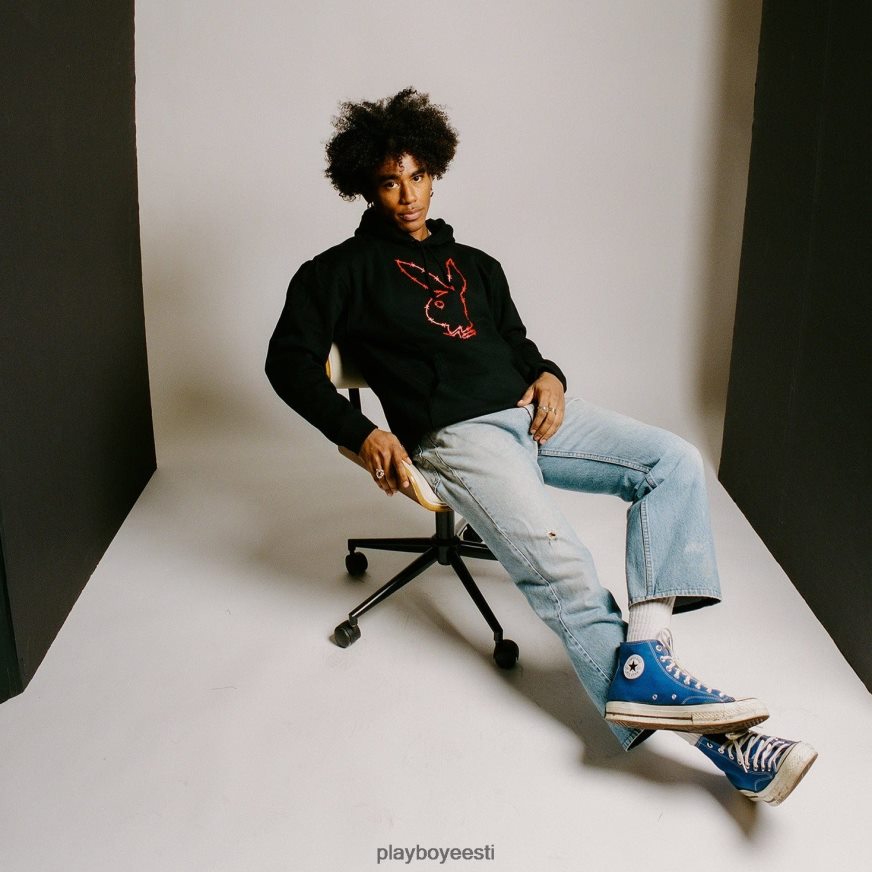 Playboy karm armastus jänesepeaga kapuuts mehed Riietus originaal XV4666458