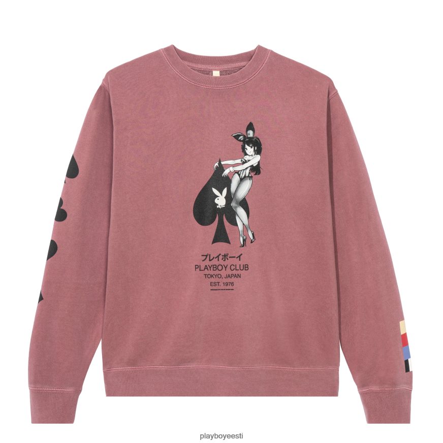 Playboy labidaäss crewneck mehed Riietus kastanipunane XV4666428