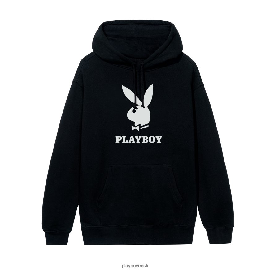 Playboy logoga kapuuts mehed Riietus must XV4666396