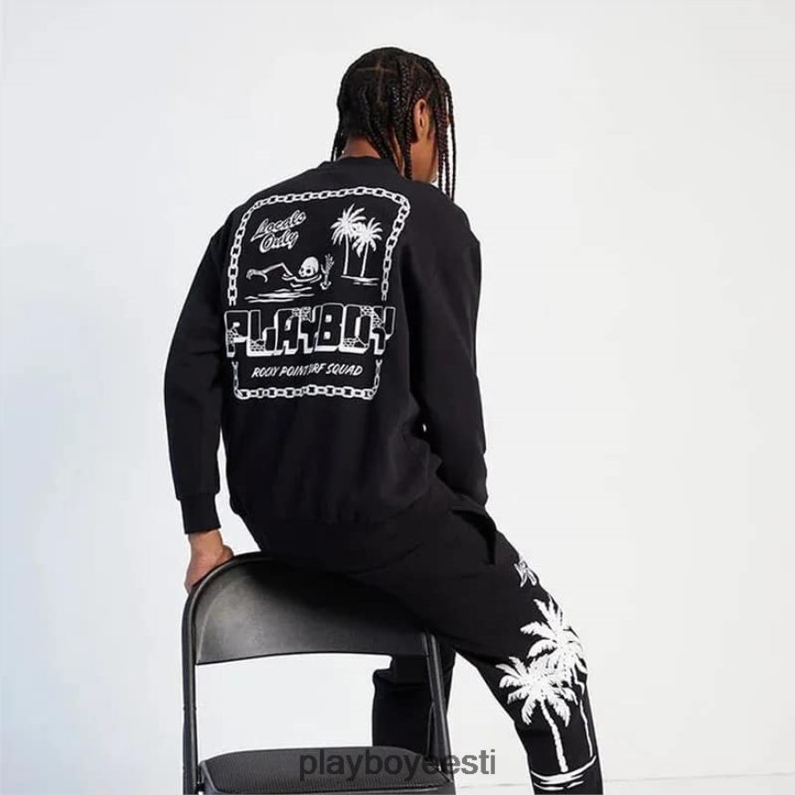 Playboy pb rocky point crewneck mehed Riietus must XV4666367