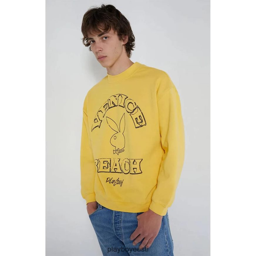 Playboy pb venice beach crewneck kollane mehed Riietus originaal XV4666368