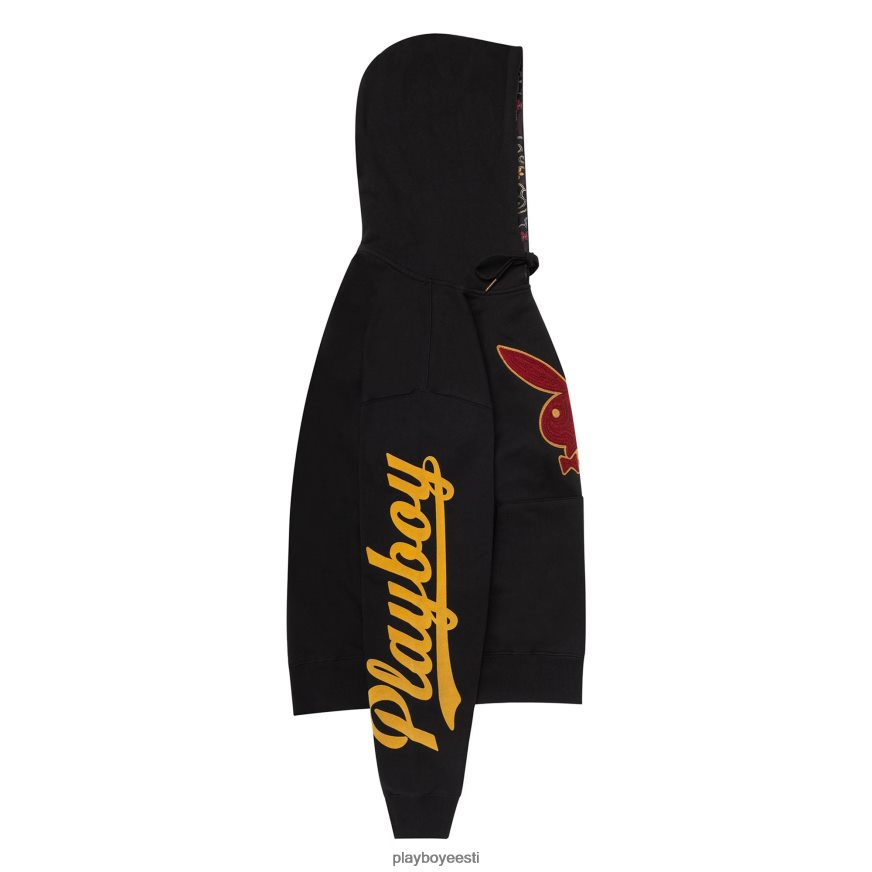 Playboy x Lids aasta jänese kapuuts mehed Riietus must XV4666512