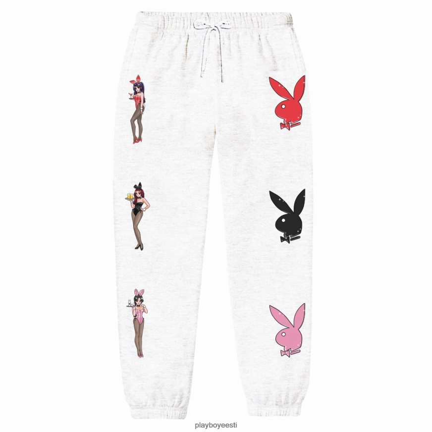 Playboy tokyo klubi jänku dressipüksid mehed Riietus valge XV4666581