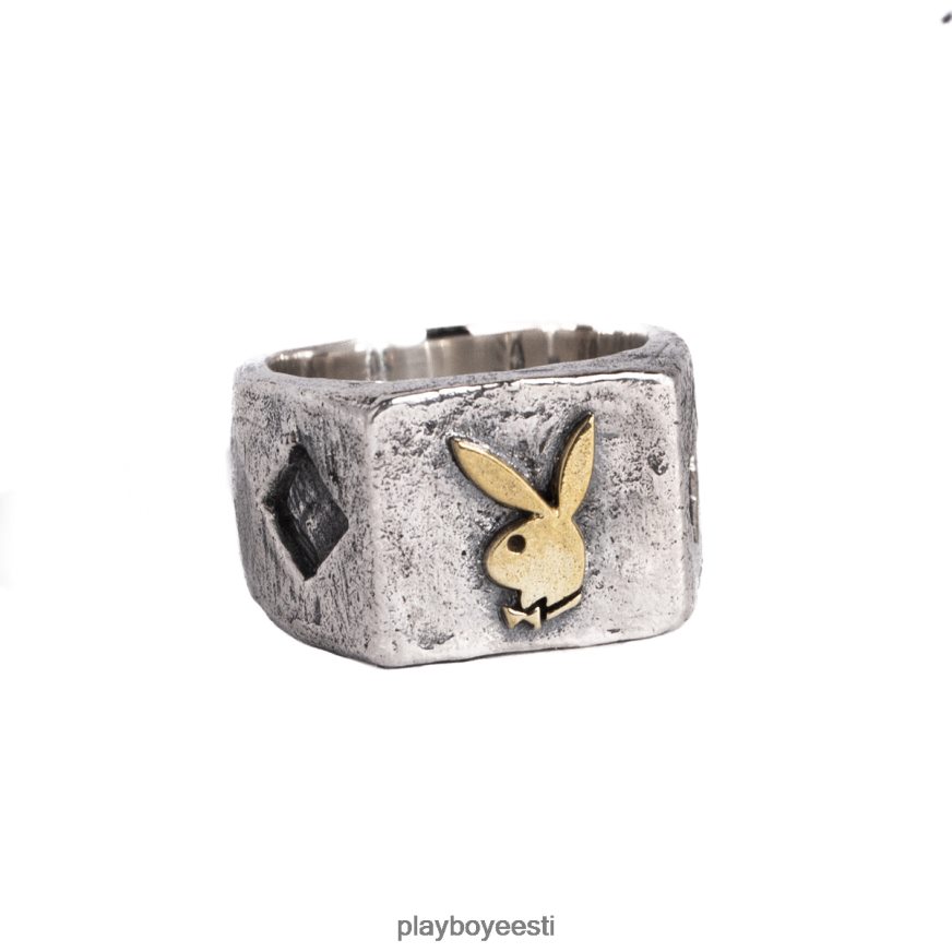 Playboy Teemantpoolne jänesepea rõngas mehed tarvik originaal XV4666886