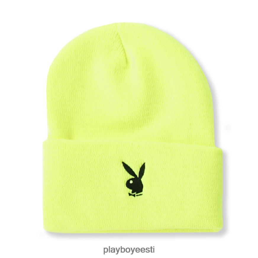 Playboy jänesepeaga mansett kootud nokamüts mehed tarvik turvakollane XV4666735