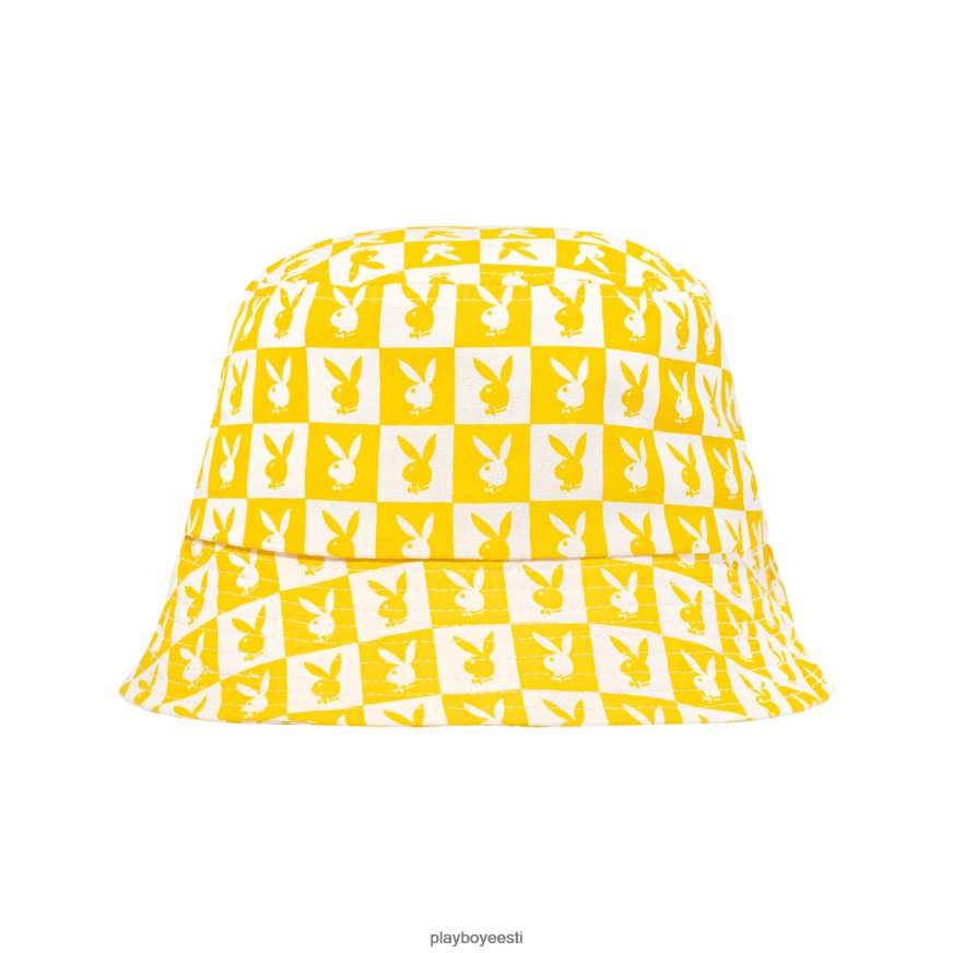 Playboy plaadiprindiga ämbrimüts mehed tarvik kollane XV4666730