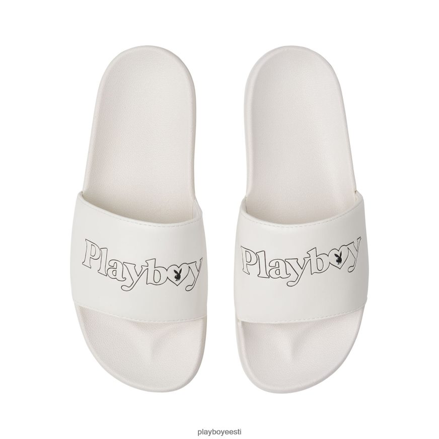 Playboy mastipea süda libiseb naised jalatsid valge XV4666836