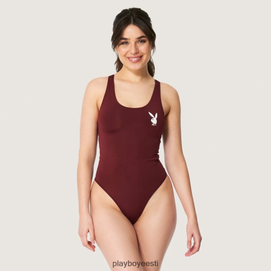 Playboy jänkupeaga body naised Riietus Burgundia XV46661410