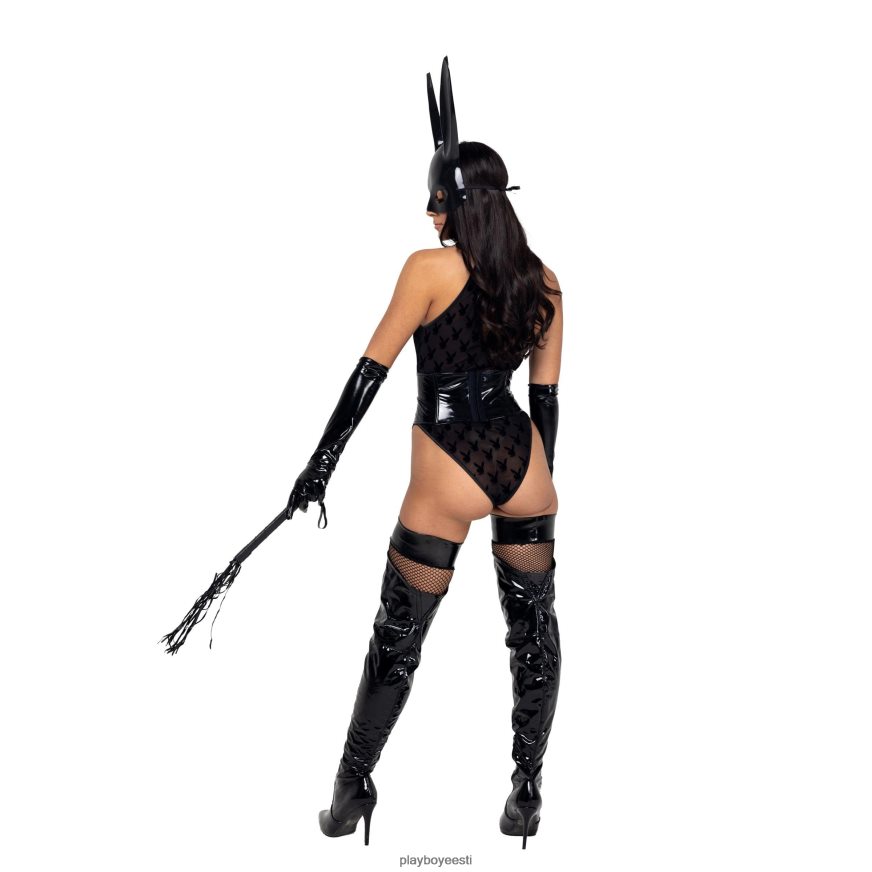 Playboy pärast tundide kostüüm - 3tk komplekt naised Riietus must XV46661357