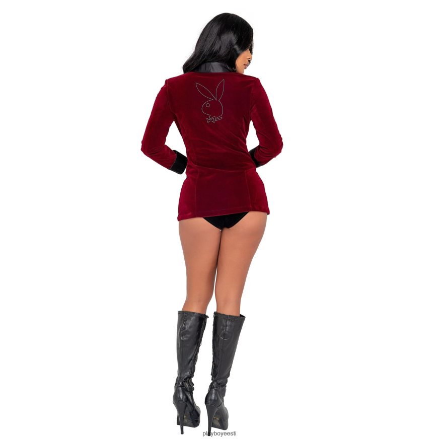 Playboy suitsusalong madam - 4tk komplekt naised Riietus Burgundia XV46661349