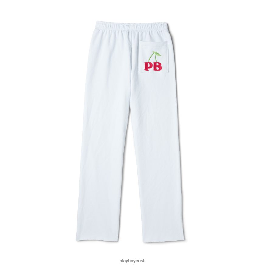 Playboy kirsi laia säärega dressipüksid naised Riietus särav valge XV46661174