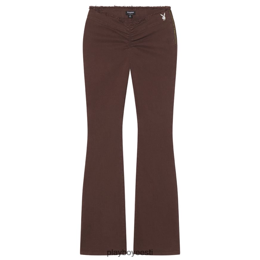 Playboy madala kõrgusega teksapüksid naised Riietus pruun XV46661195