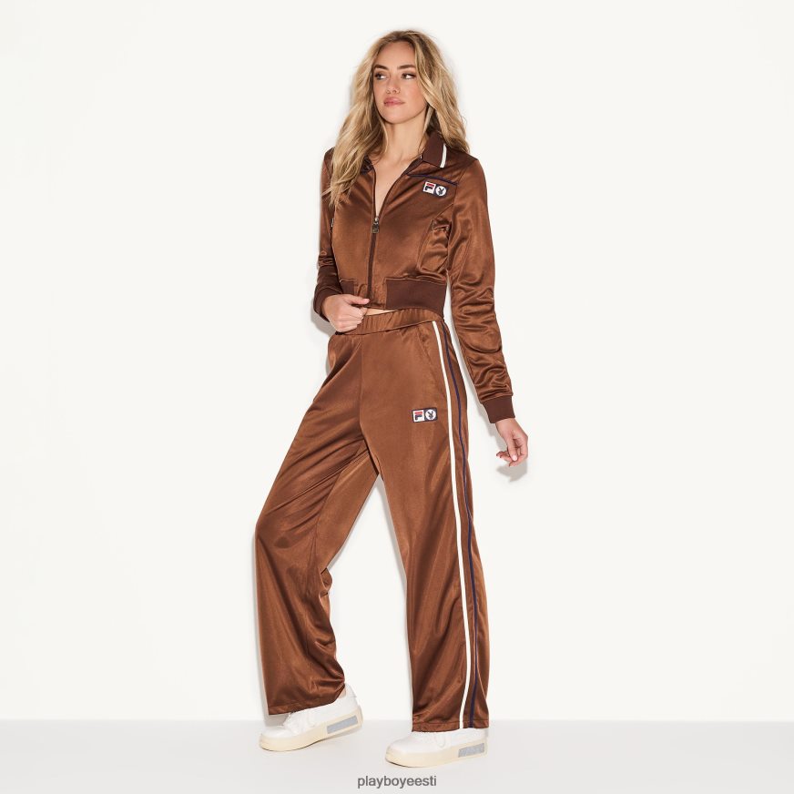 Playboy x FILA mardiraja püks naised Riietus pruun XV46661180