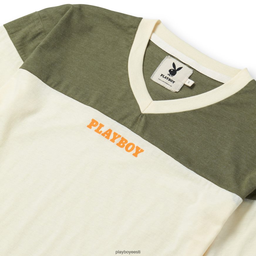 Playboy camp v-kaelusega trikoo 1/2 pikkade varrukatega naised Riietus originaal XV46661043