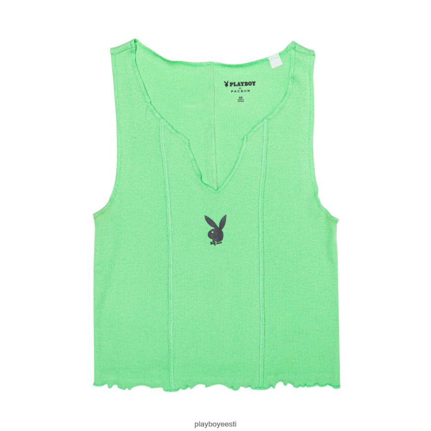 Playboy diy tank top naised Riietus pastellroheline XV46661049