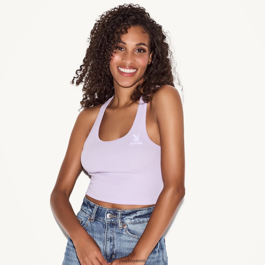 Playboy klassikaline logo Racerback tank naised Riietus lavendel XV46661008