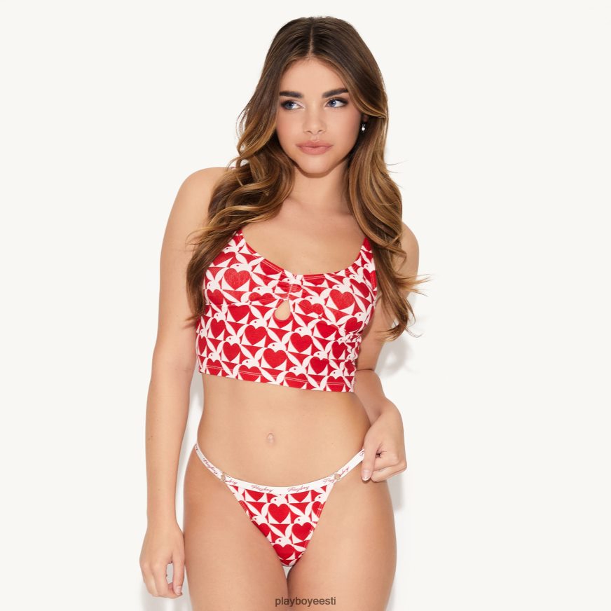 Playboy põhitõed võtmeauk cami naised Riietus valge punasega XV4666976