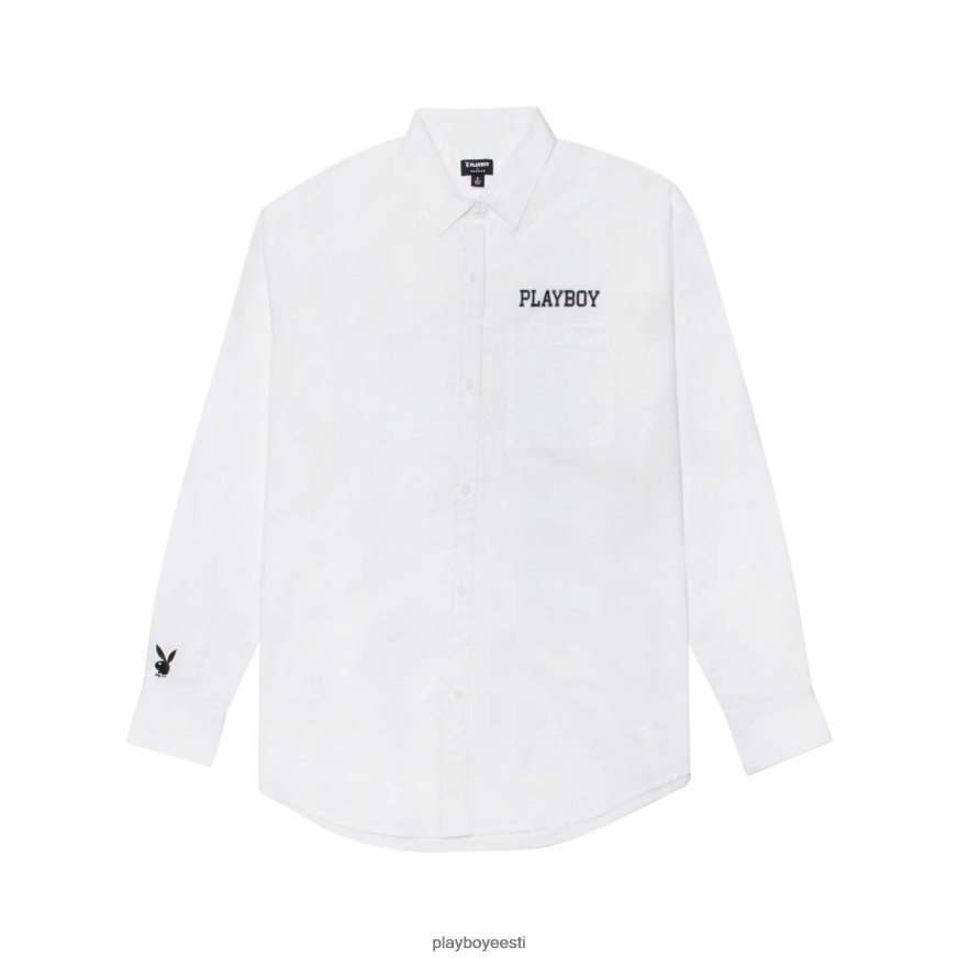 Playboy poiss-sõber nupp alla hele naised Riietus valge XV46661057