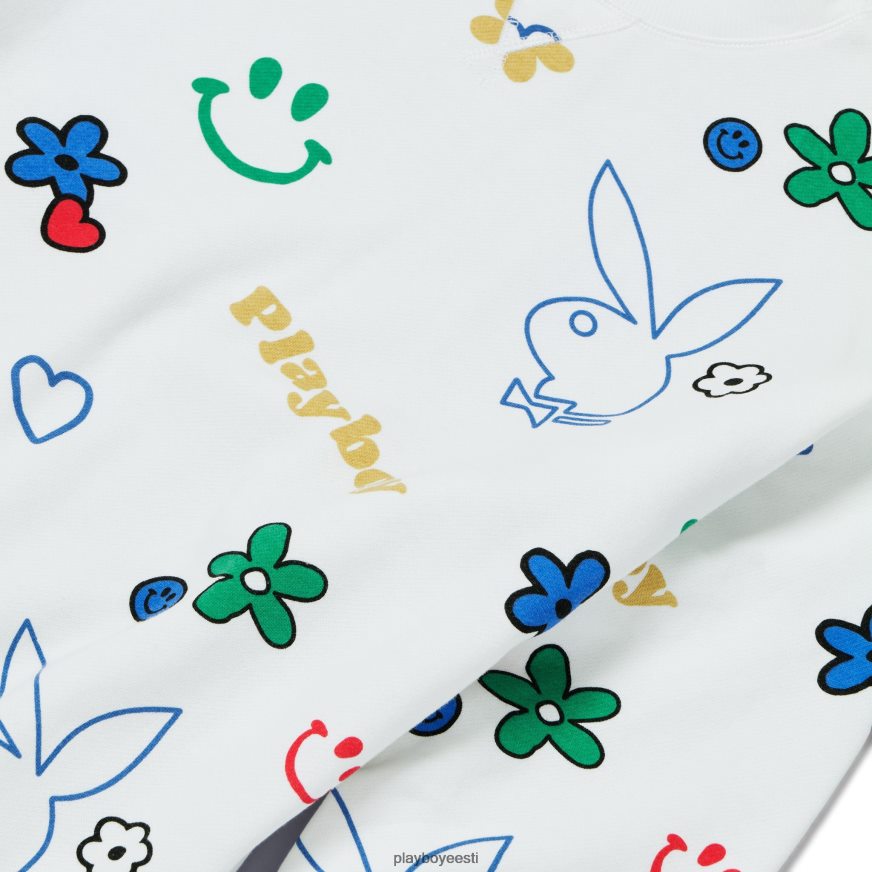 Playboy Doodle kaelusega dressipluus naised Riietus täht valge XV46661154