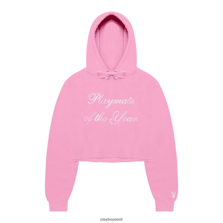 Playboy aasta mängukaaslane hoodie print naised Riietus roosa/valge XV46661070