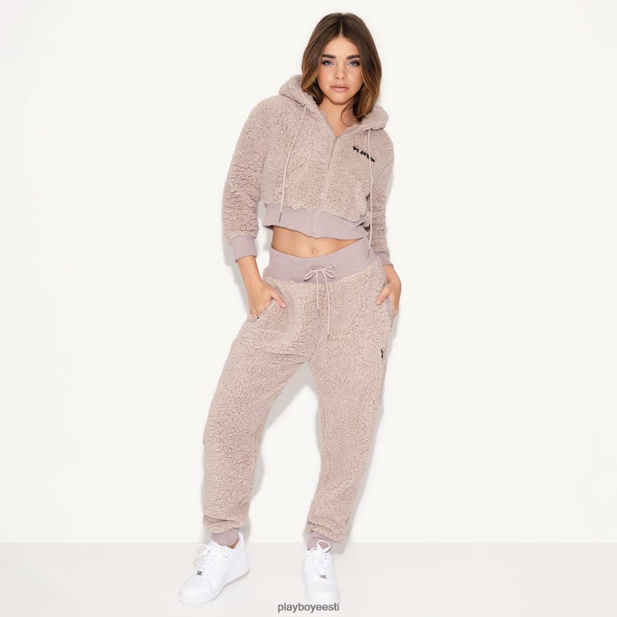 Playboy šerpa kapuuts naised Riietus mokka XV46661065