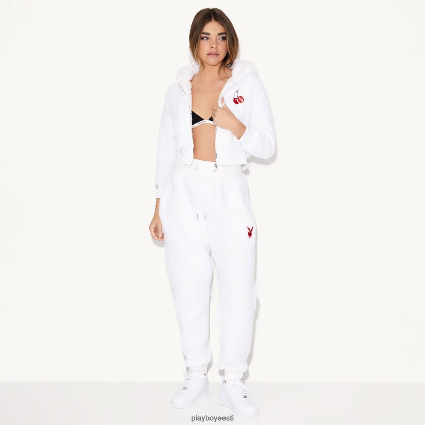 Playboy šerpa kapuuts naised Riietus valge XV46661064