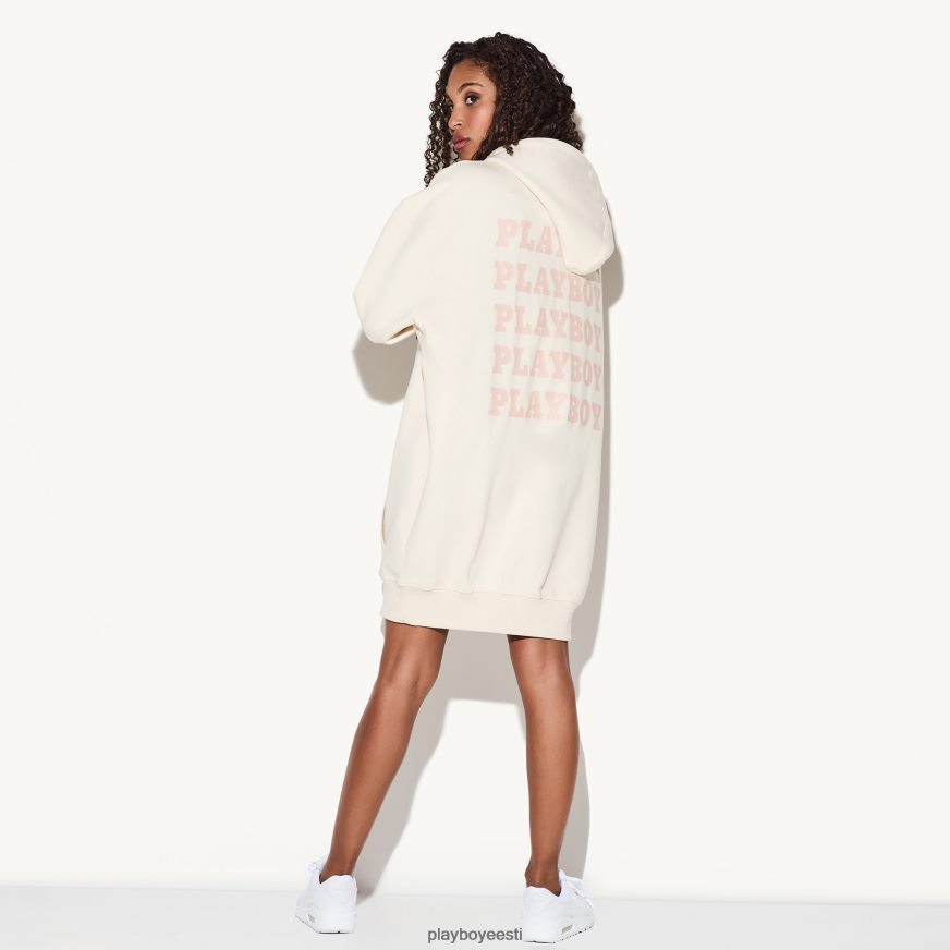 Playboy kordusprinteriga kapuutsiga kleit naised Riietus liiv XV46661082