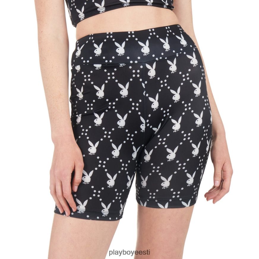 Playboy jänesepea jalgrattasõit lühike naised Riietus must XV46661305