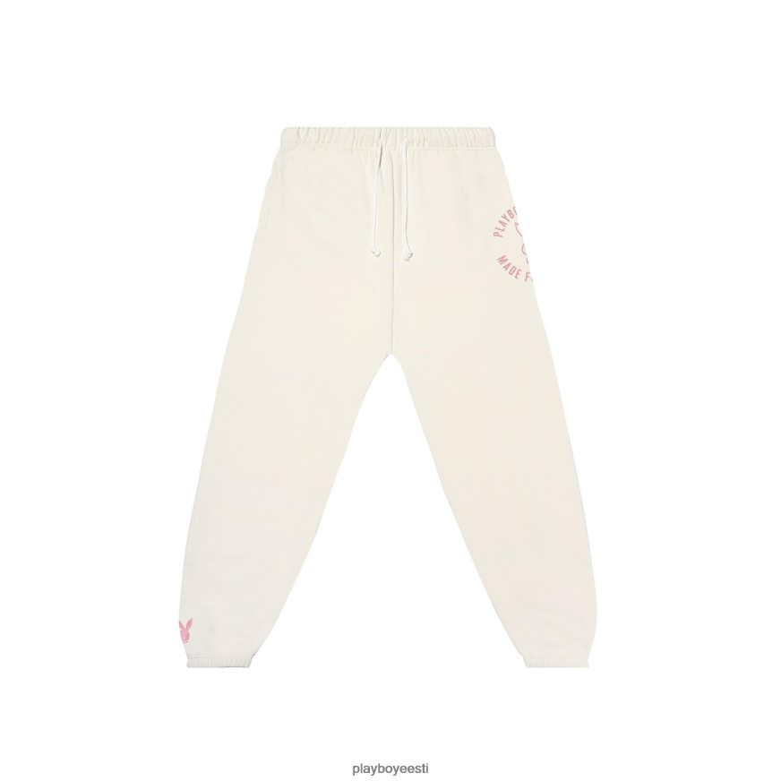 Playboy jahuta dressipüksid naised Riietus määrdunudvalge XV46661247