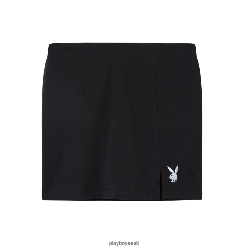 Playboy lõhikuga seelik naised Riietus must XV46661229
